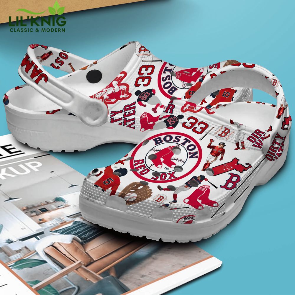 Footwearmerch Boston Red Sox MLB Sport Crocs Clogs Crocband Shoes Comfortable For Men Women and Kids Footwearmerch Boston Red Sox MLB Sport Crocs Clogs Crocband Shoes Comfortable For Men Women and Kids