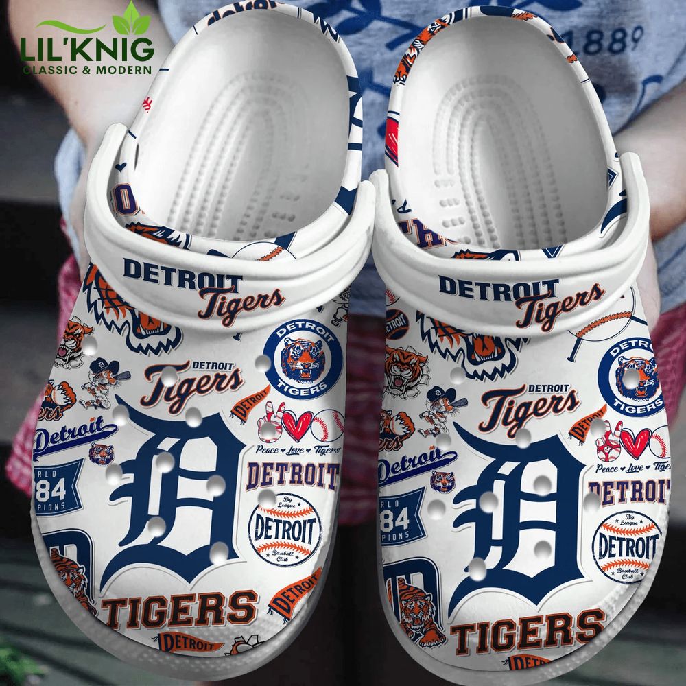 Footwearmerch Detroit Tigers Baseball team MLB Sport Crocs Clogs Crocband Shoes Comfortable For Men Women and Kids Footwearmerch Detroit Tigers Baseball team MLB Sport Crocs Clogs Crocband Shoes Comfortable For Men Women and Kids