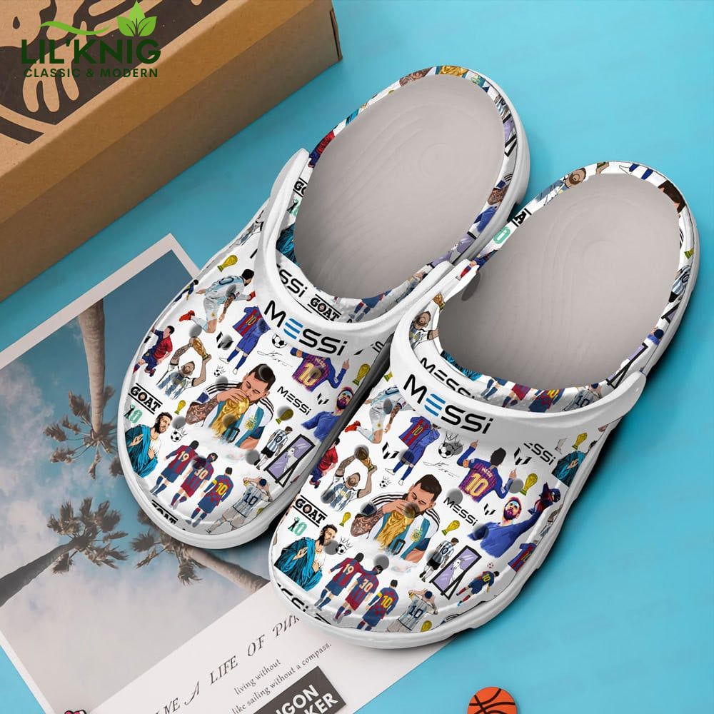 Footwearmerch Lionel Messi Football Soccer Sport Crocs Crocband Clogs Shoes Footwearmerch Lionel Messi Football Soccer Sport Crocs Crocband Clogs Shoes