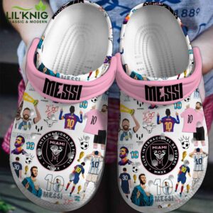 Footwearmerch Lionel Messi Football Soccer Sport Crocs Crocband Clogs Shoes Comfortable