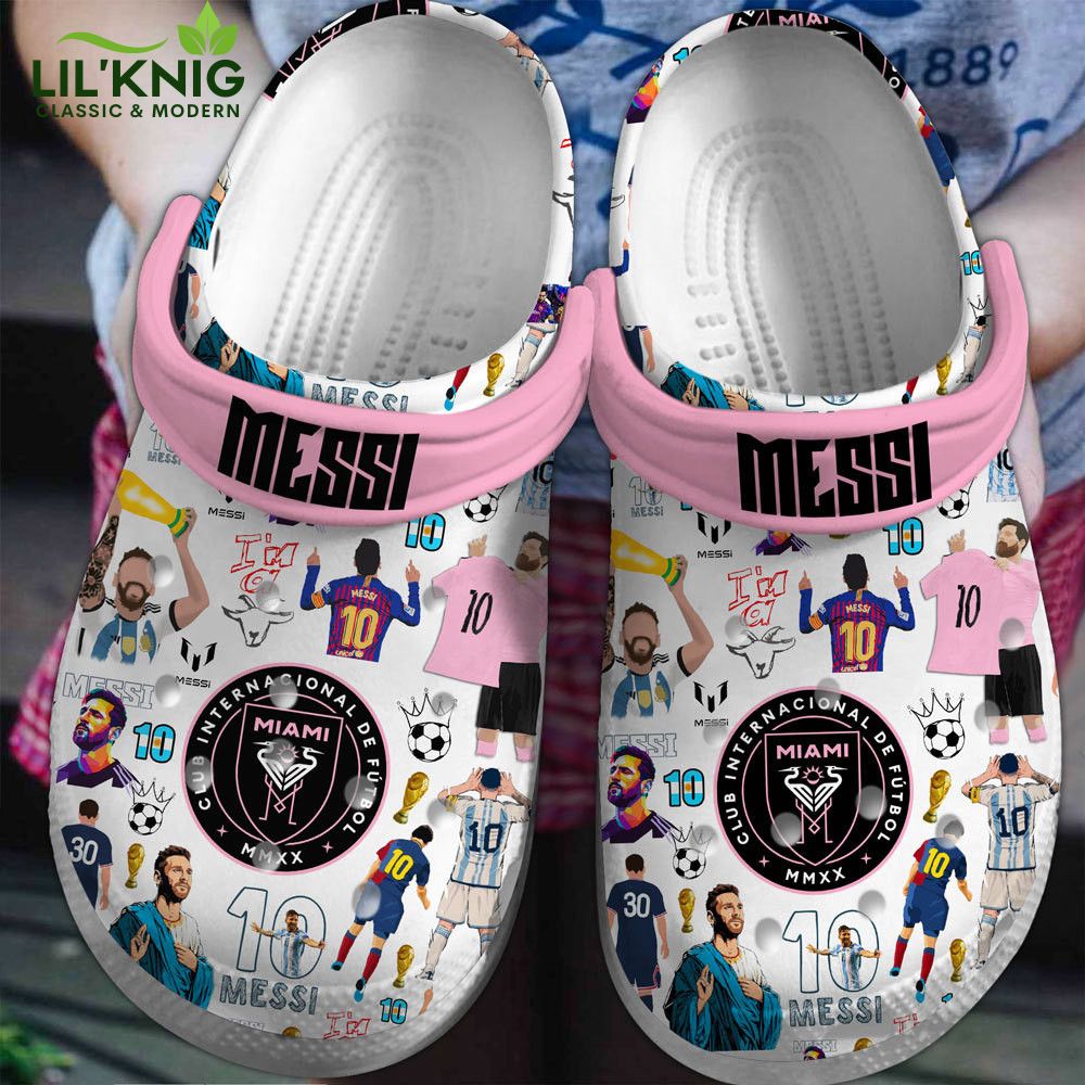 Footwearmerch Lionel Messi Football Soccer Sport Crocs Crocband Clogs Shoes Comfortable Footwearmerch Lionel Messi Football Soccer Sport Crocs Crocband Clogs Shoes Comfortable