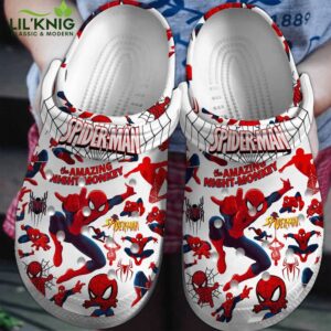 Footwearmerch Spider Man Movie Crocs Crocband Clogs Shoes Comfortable