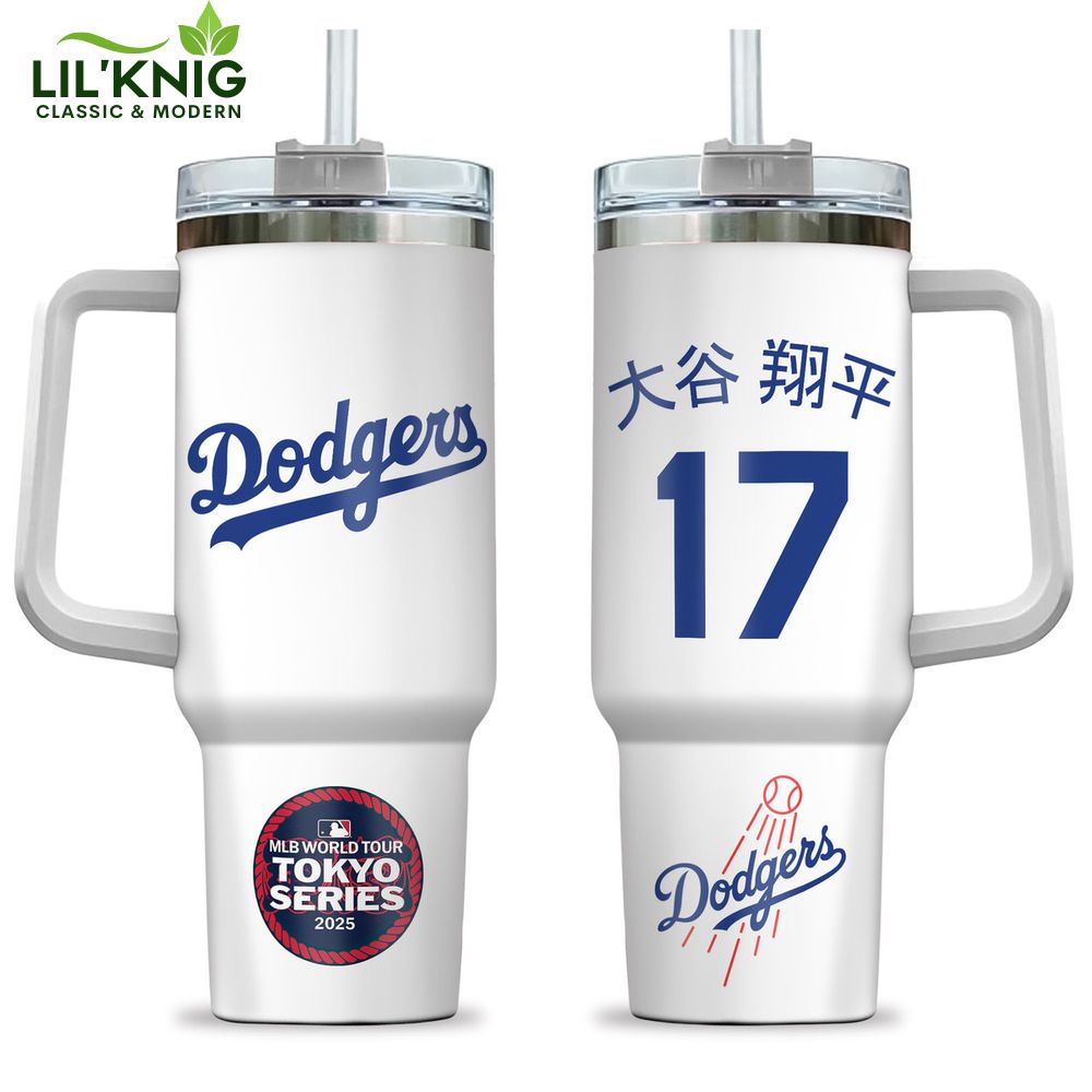 Los Angeles Baseball 40oz Tumbler 2025 MLB World Tour Tokyo Series Los Angeles Baseball 40oz Tumbler 2025 MLB World Tour Tokyo Series