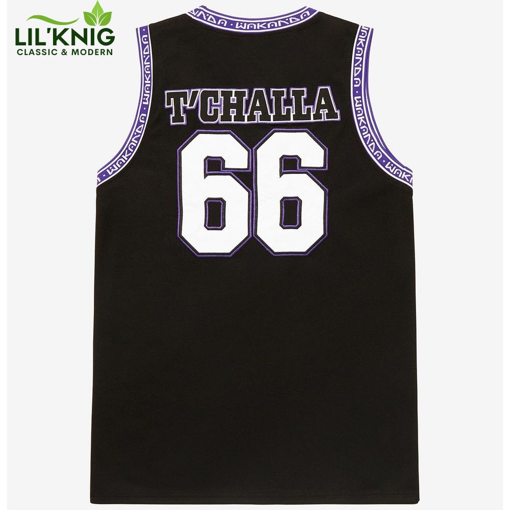 Marvel Black Panther Wakanda Forever Basketball Jersey Marvel Black Panther Wakanda Forever Basketball Jersey