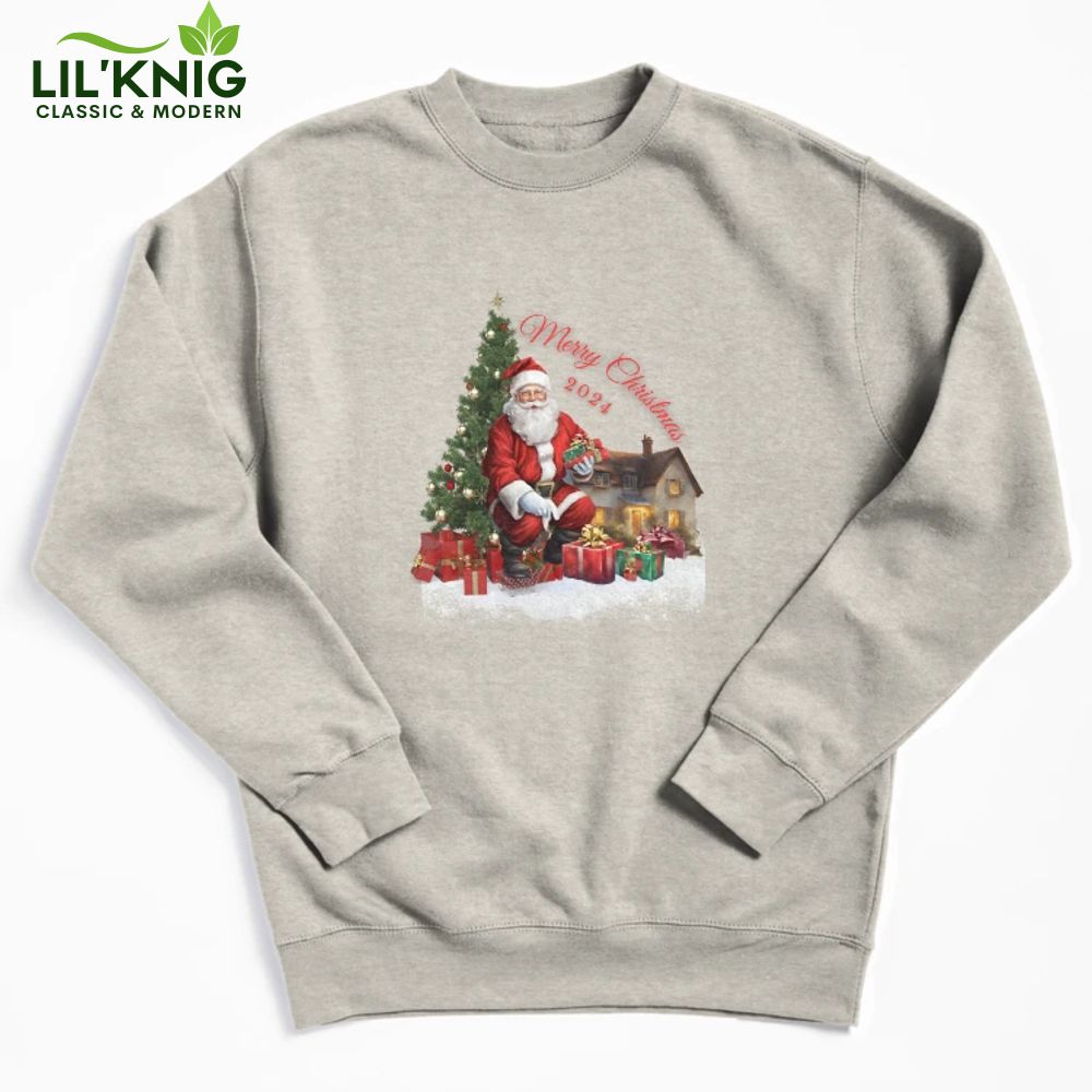 Merry Christmas 2024 Pullover Sweatshirt Merry Christmas 2024 Pullover Sweatshirt