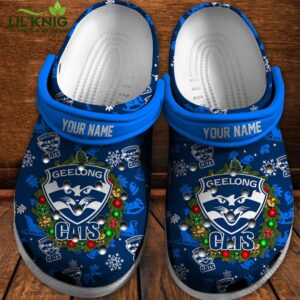 New Custom Geelong Cat Crocs Shoes For Fan Hot Special Edition