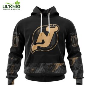 New Jersey Devils NHL Personalized Military Appreciation Design Hoodie – Custom Gear