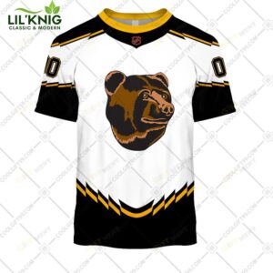 Personalized Nhl Boston Bruins Reverse Retro Style Tshirt