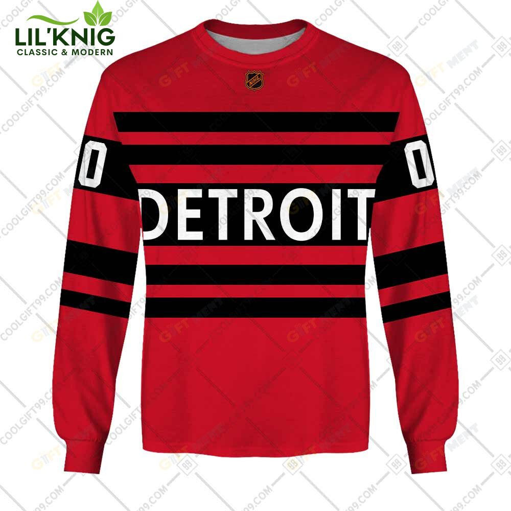 Personalized Nhl Detroit Red Wings Reverse Retro Style Personalized Nhl Detroit Red Wings Reverse Retro Style