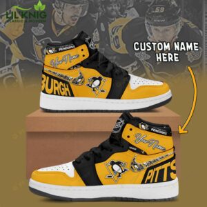 Personalized Pittsburgh Penguins Air Jordan 1