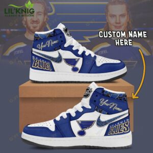 Personalized St. Louis Blues Air Jordan 1