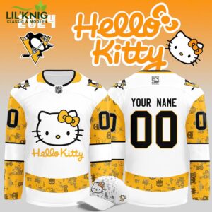 Pittsburgh Penguins x Hello Kitty 50th Anniversary Exclusive Personalized Jersey – Adorable Fan Gear