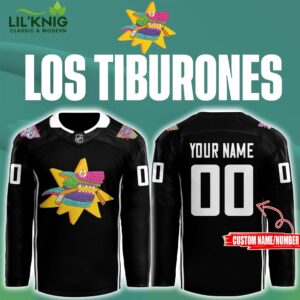 San Jose Sharks x Los Tibs 2024 Jersey – Personalized Name & Number