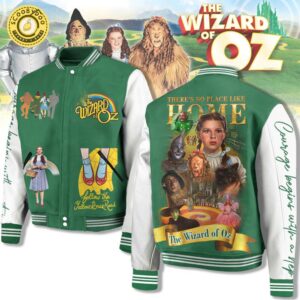 The Wizard of Oz Jacket – Dorothy, Ruby Slippers & Cast Tribute Bomber Coat