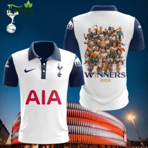 Tottenham Hotspur 2024–2025 UEFA Europa League Champion Polo – Soccer Fan Shirt