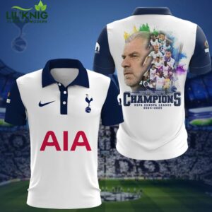 Tottenham Hotspur UEFA Europa League Champions 2024–2025 Polo Shirt – Football Club Edition