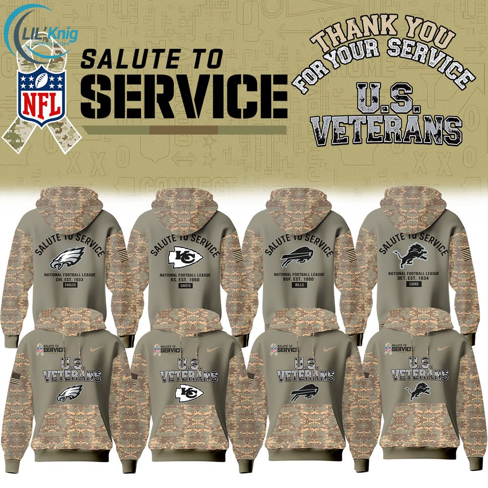 All Team NFL Thank You For Your Service U.S VETERANS – Hoodie All Team NFL Thank You For Your Service U.S VETERANS – Hoodie