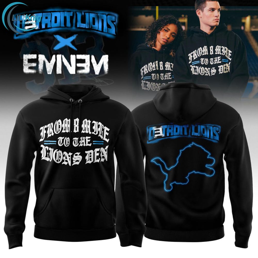 Eminem x Detroit Lions “Thanksgiving Halftime Show” Hoodie Eminem x Detroit Lions “Thanksgiving Halftime Show” Hoodie