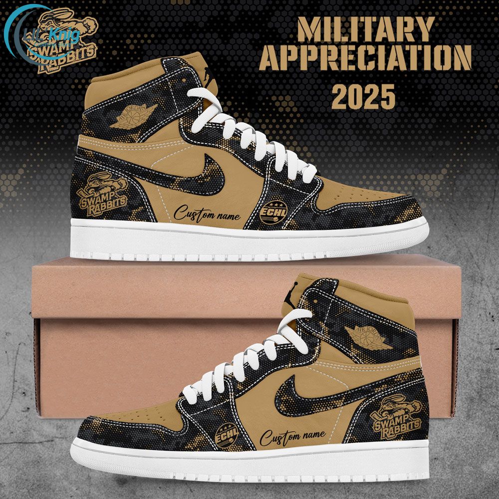 GS Rabbits 2025 Military Appreciation Custom Name Shoes JD GS Rabbits 2025 Military Appreciation Custom Name Shoes JD