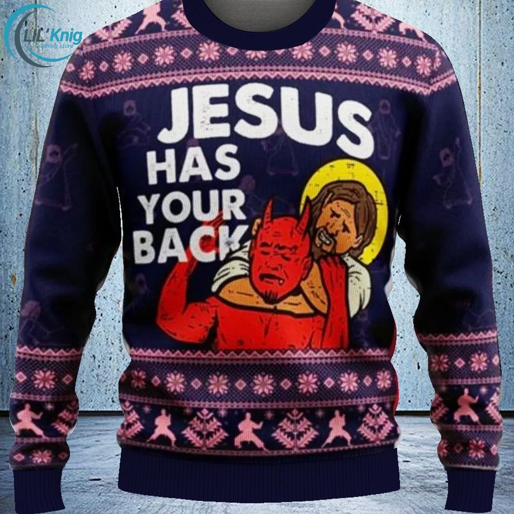 Jesus Protects You In Your Ugly Christmas Jesus Protects You In Your Ugly Christmas
