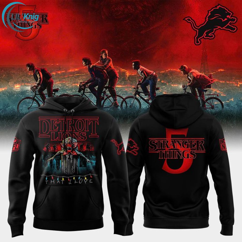 Limited Editions Detroit Lions x Stranger Things Special Hoodie 2025 Limited Editions Detroit Lions x Stranger Things Special Hoodie 2025