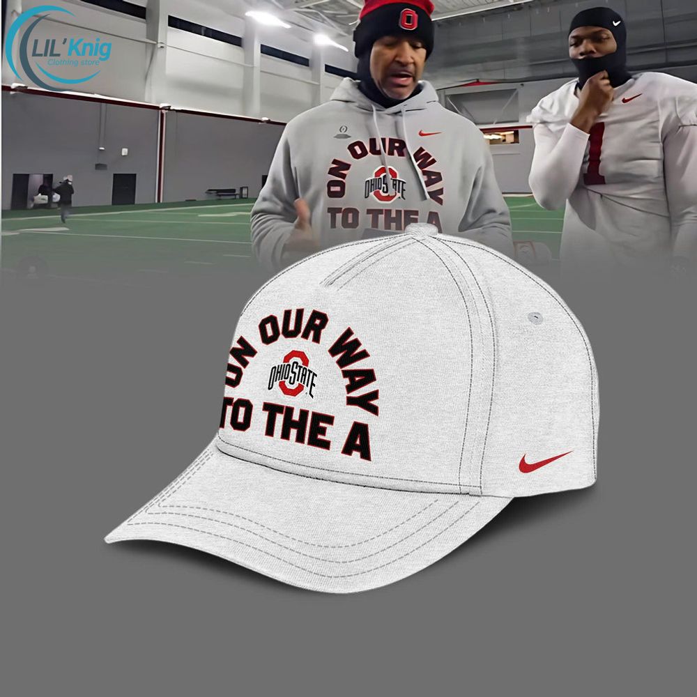 Ohio State Buckeyes “ON OUR WAY TO THE A” Limited Edition Combo Hoodie Ohio State Buckeyes “ON OUR WAY TO THE A” Limited Edition Combo Hoodie