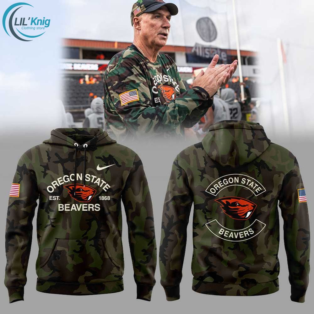 Oregon State Football Military Appreciation Night Combo Hoodie Oregon State Football Military Appreciation Night Combo Hoodie