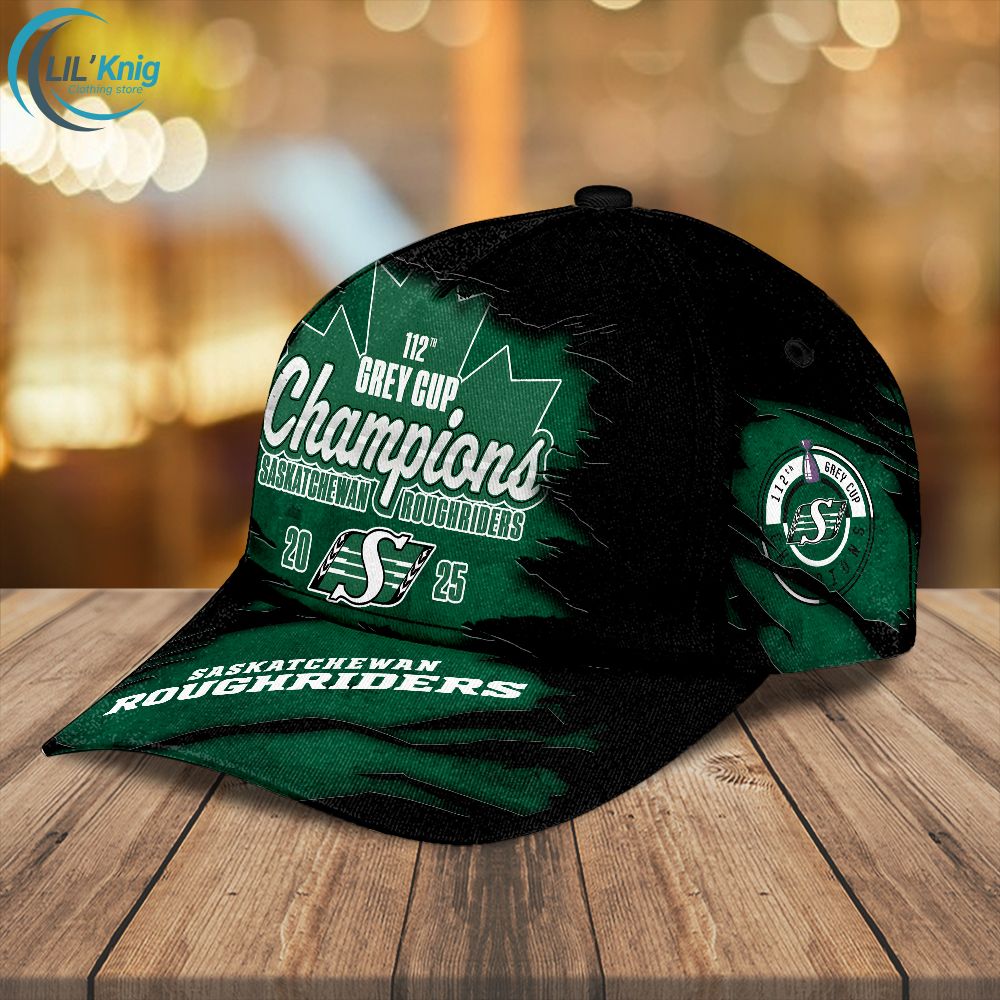 Saskatchewan Roughriders 2025 Grey Cup Champions Classic Cap Saskatchewan Roughriders 2025 Grey Cup Champions Classic Cap