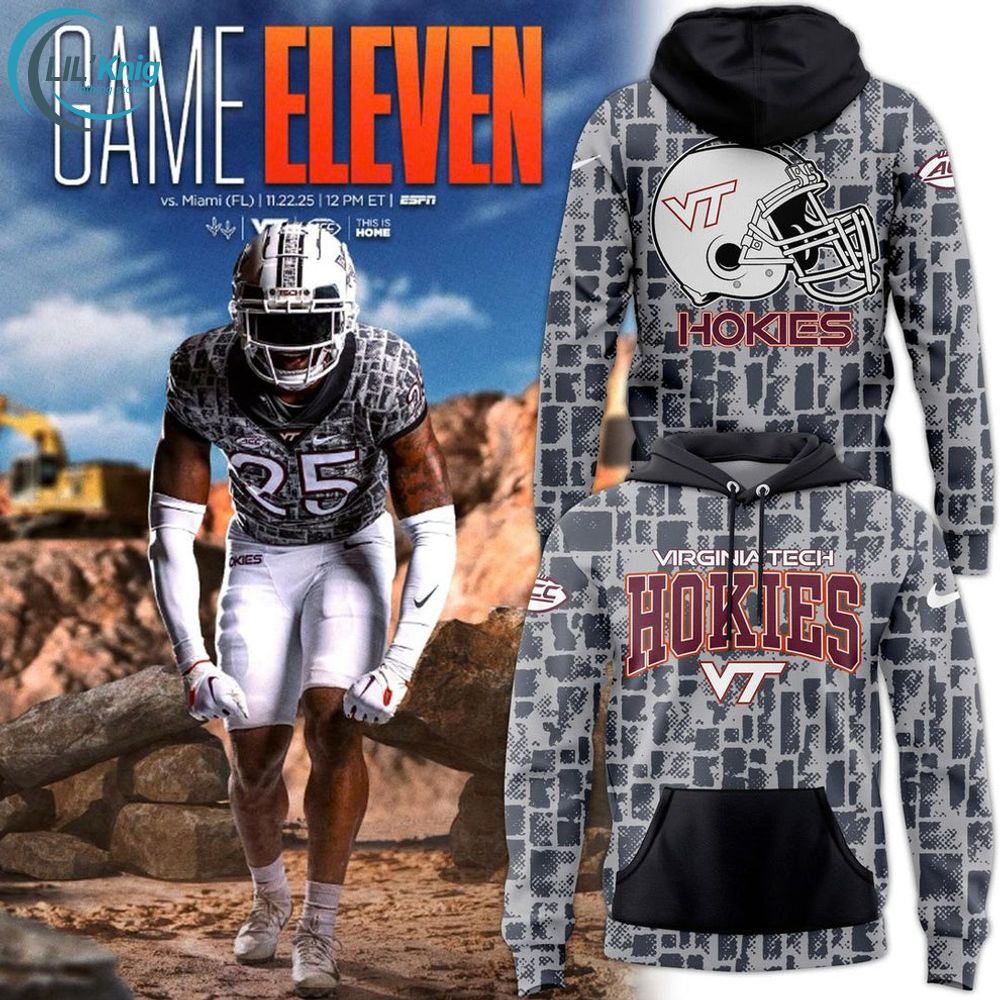 Virginia Tech Football 2025 Special edition "Stone Wall" Combo Hoodie Virginia Tech Football 2025 Special edition "Stone Wall" Combo Hoodie
