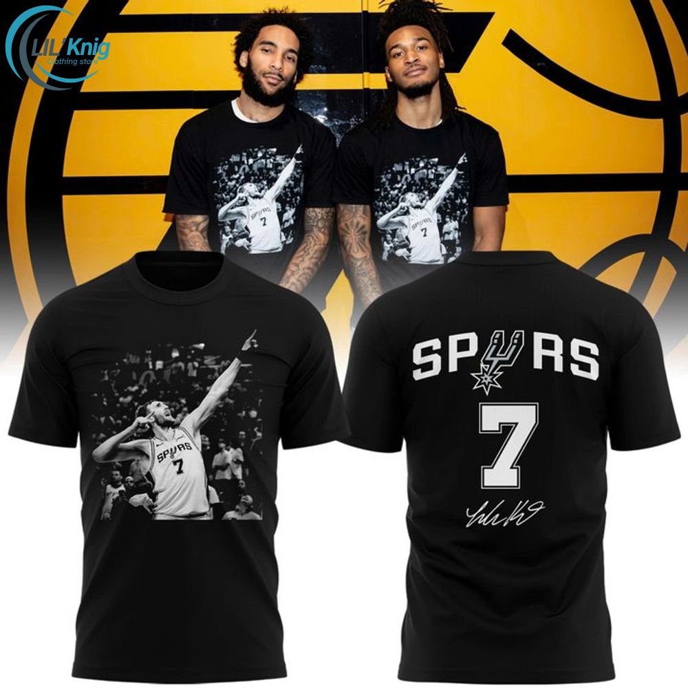 2025 Limited edition t-shirt "Luke Kornet" San Antonio Spurs for fans 2025 Limited edition t-shirt "Luke Kornet" San Antonio Spurs for fans