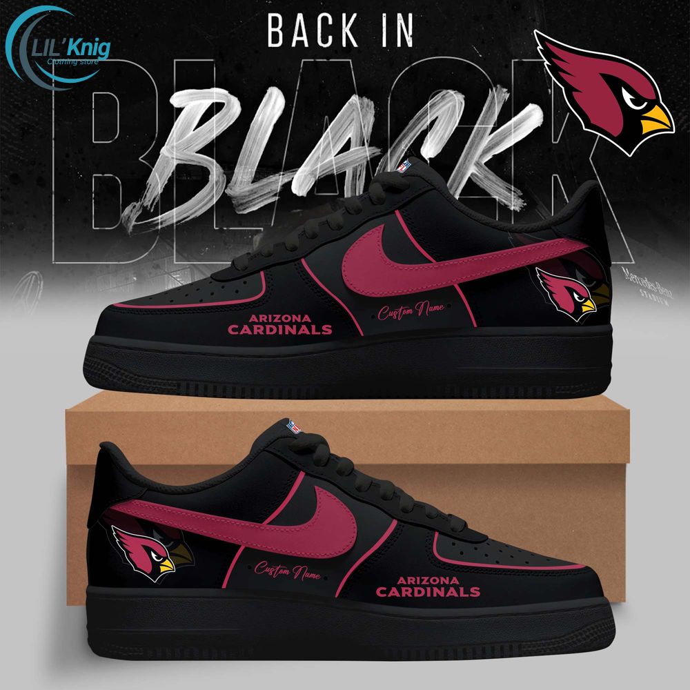 Arizona Cardinals – 2025 Back In Black Limited Edition AF1 Arizona Cardinals – 2025 Back In Black Limited Edition AF1