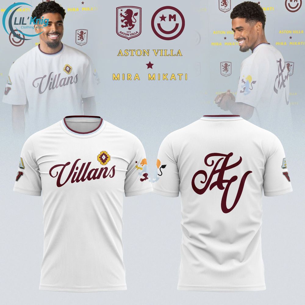 Aston Villa x Mira Mikati Limited Edition T-shirt Aston Villa x Mira Mikati Limited Edition T-shirt