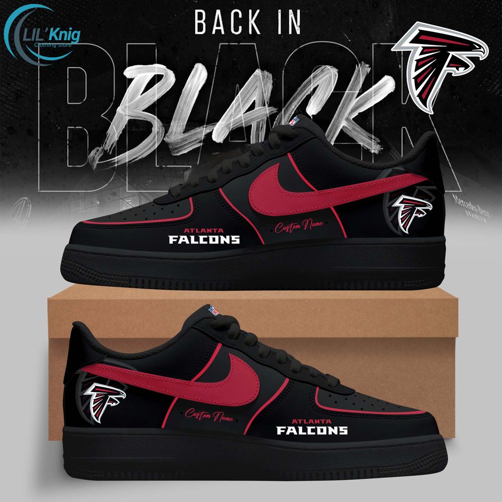 Atlanta Falcons – 2025 Back In Black Limited Edition AF1 Atlanta Falcons – 2025 Back In Black Limited Edition AF1