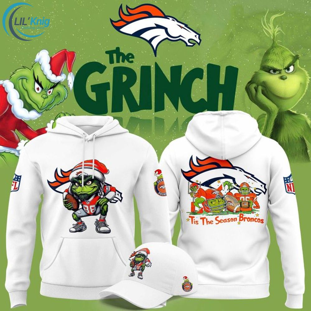 Denver Broncos x The Grinch Pullover Hoodie Denver Broncos x The Grinch Pullover Hoodie