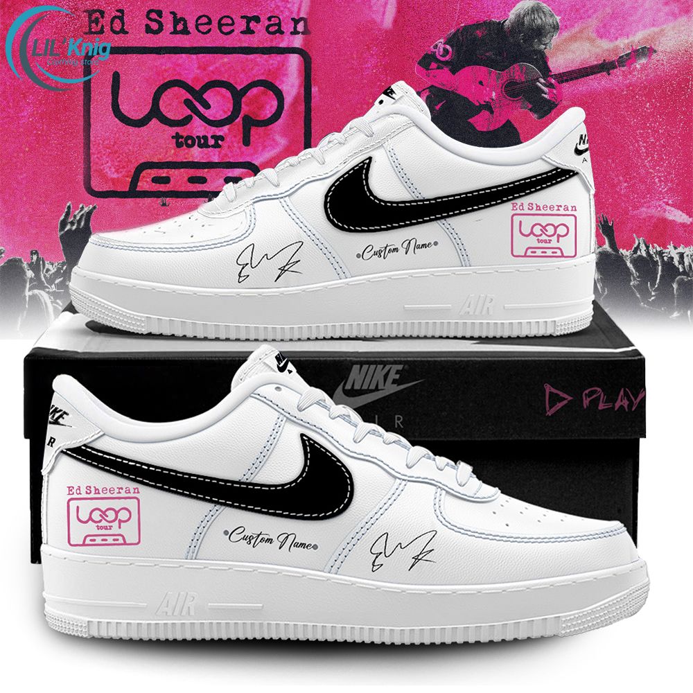Ed Sheeran The Loop Tour AF1 Shoes Ed Sheeran The Loop Tour AF1 Shoes