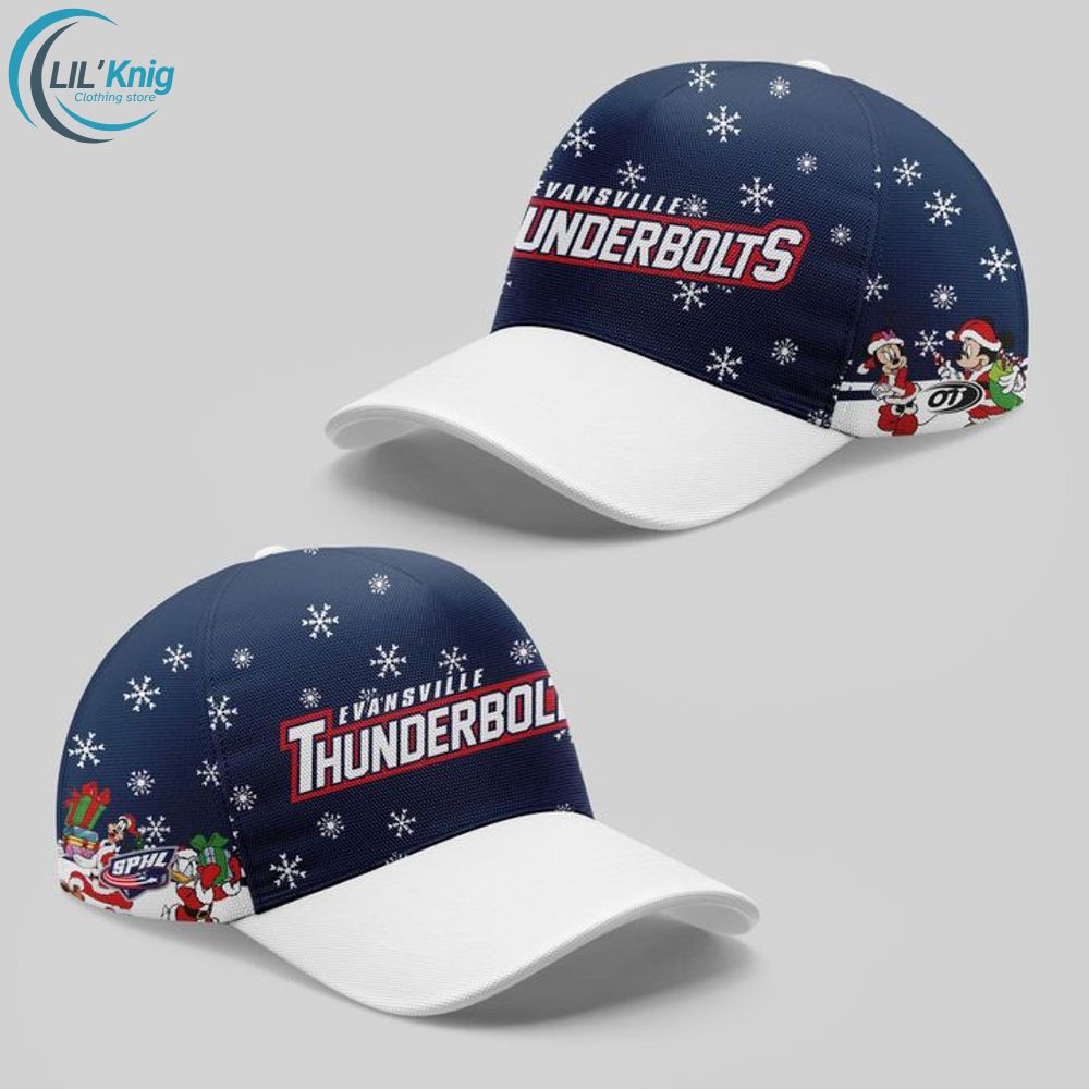 Evansville Thunderbolts x Mickey Merry Christmas 2025 Hockey Jersey Evansville Thunderbolts x Mickey Merry Christmas 2025 Hockey Jersey