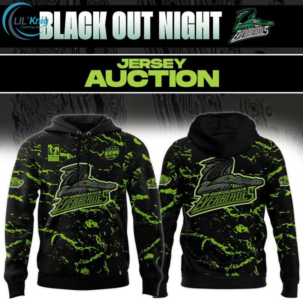 Florida Everblades x Blackout Night 2025-26 Hoodie Florida Everblades x Blackout Night 2025-26 Hoodie