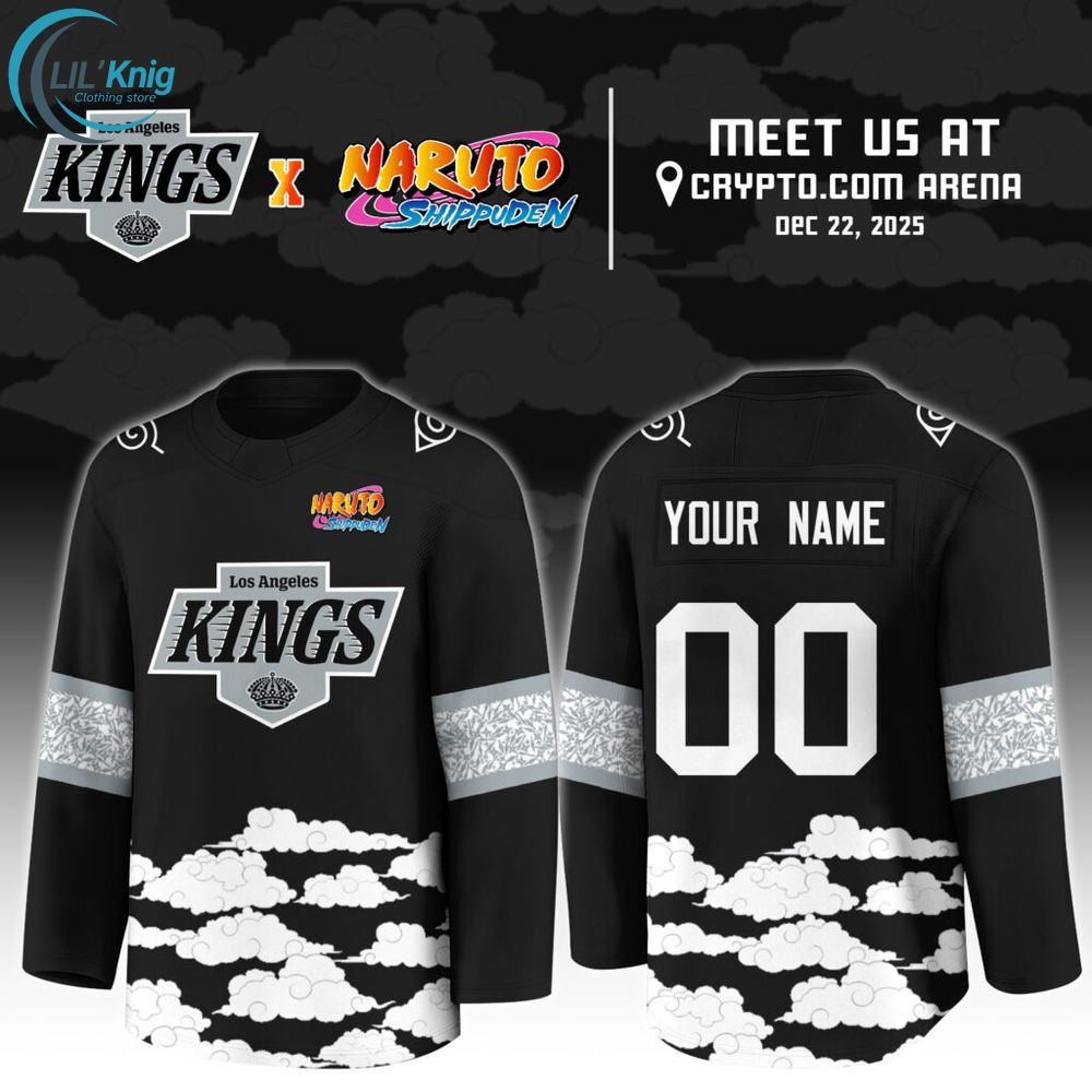 LA KINGS NARUTO GAME NIGHT JERSEY LIMITED EDITON LA KINGS NARUTO GAME NIGHT JERSEY LIMITED EDITON