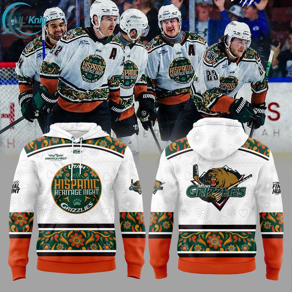 Utah Grizzlies Hispanic Heritage Night! 2025 Combo Hoodie Utah Grizzlies Hispanic Heritage Night! 2025 Combo Hoodie